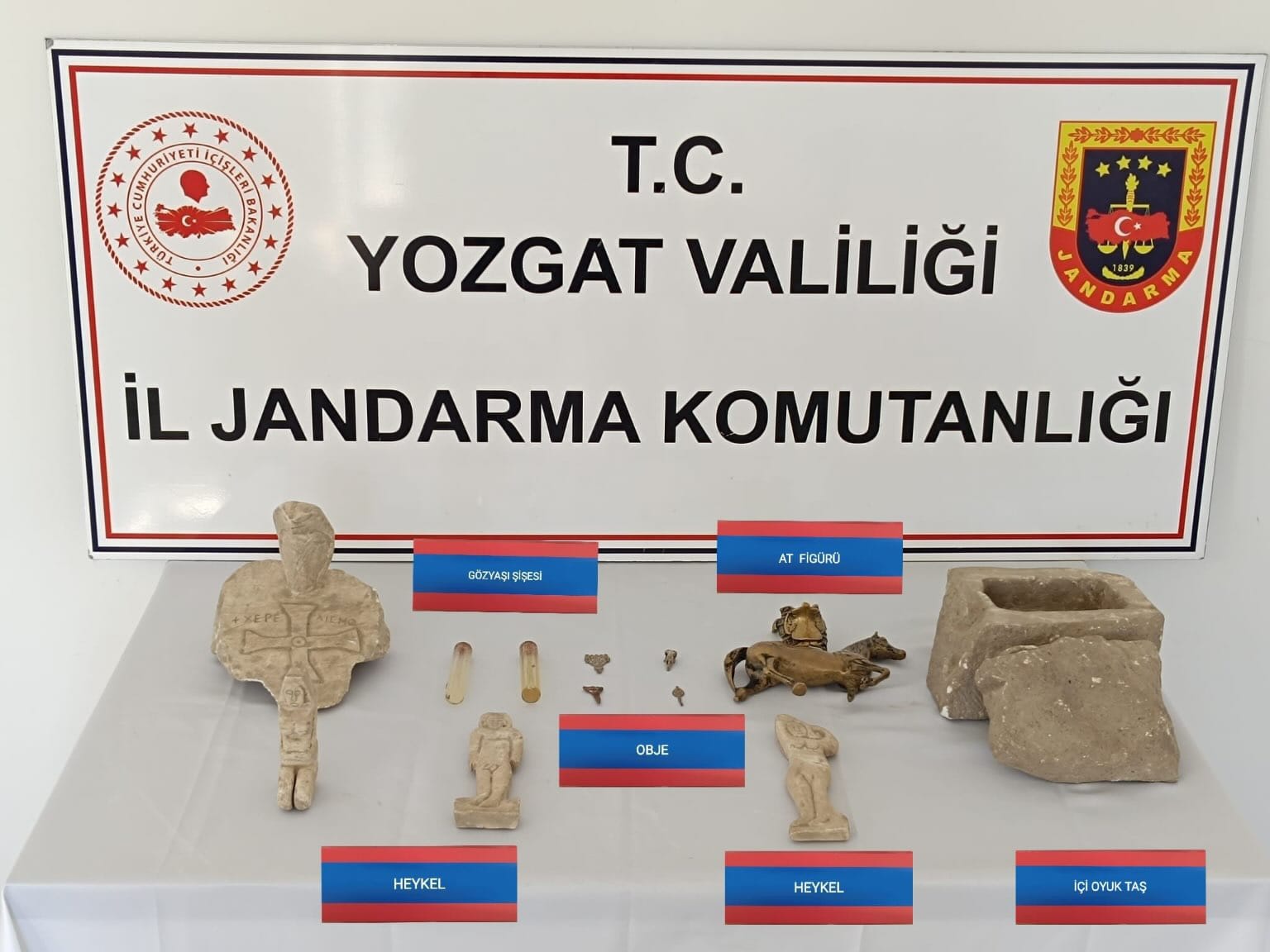 Tarihi Eser Kaçakçılığı Yozgat'ta Son Buldu: 5 Şüpheli Yakalandı