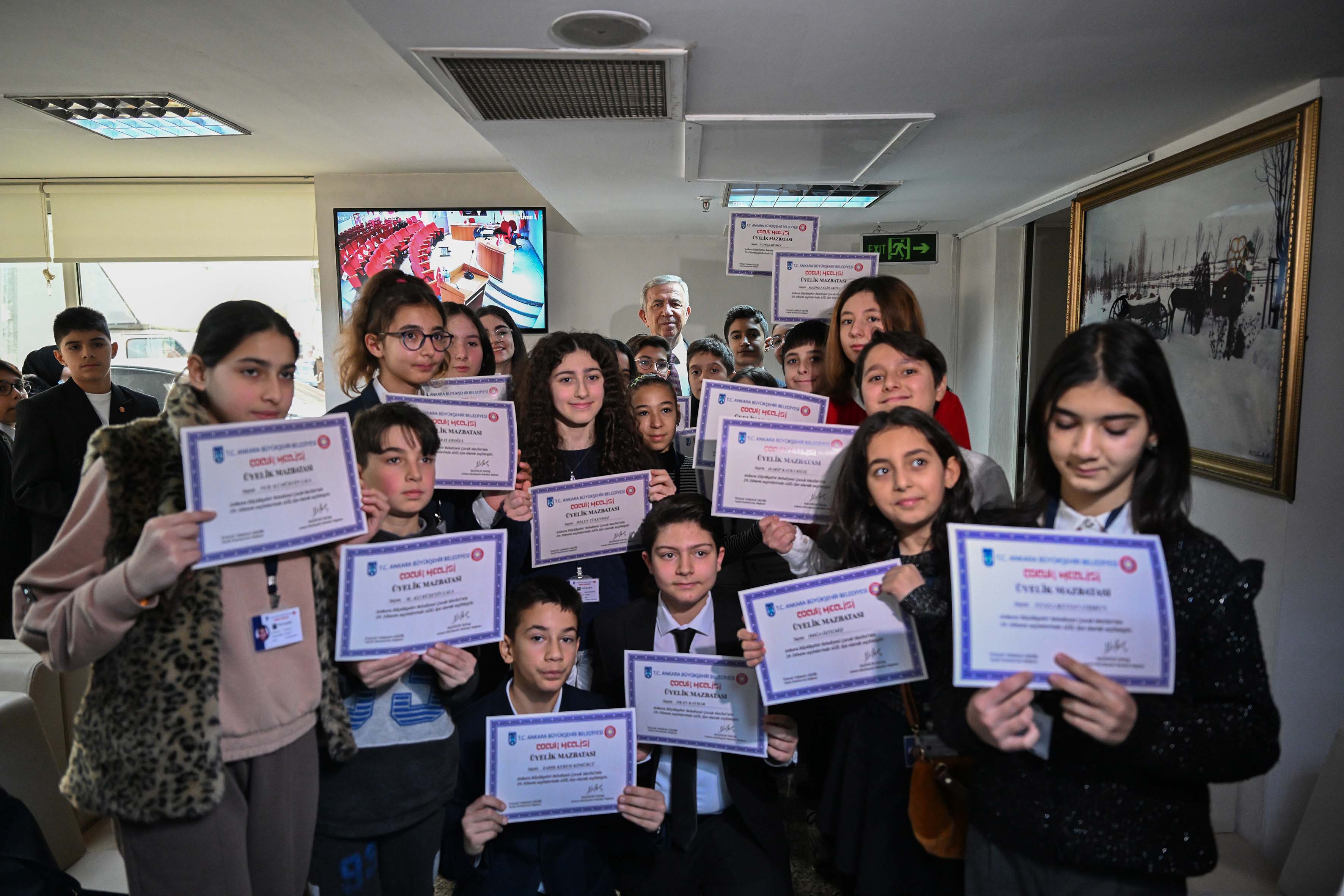 Mansur Yavaş, Çocuk Meclisi’nin 29. Mazbata Törenine Katıldı