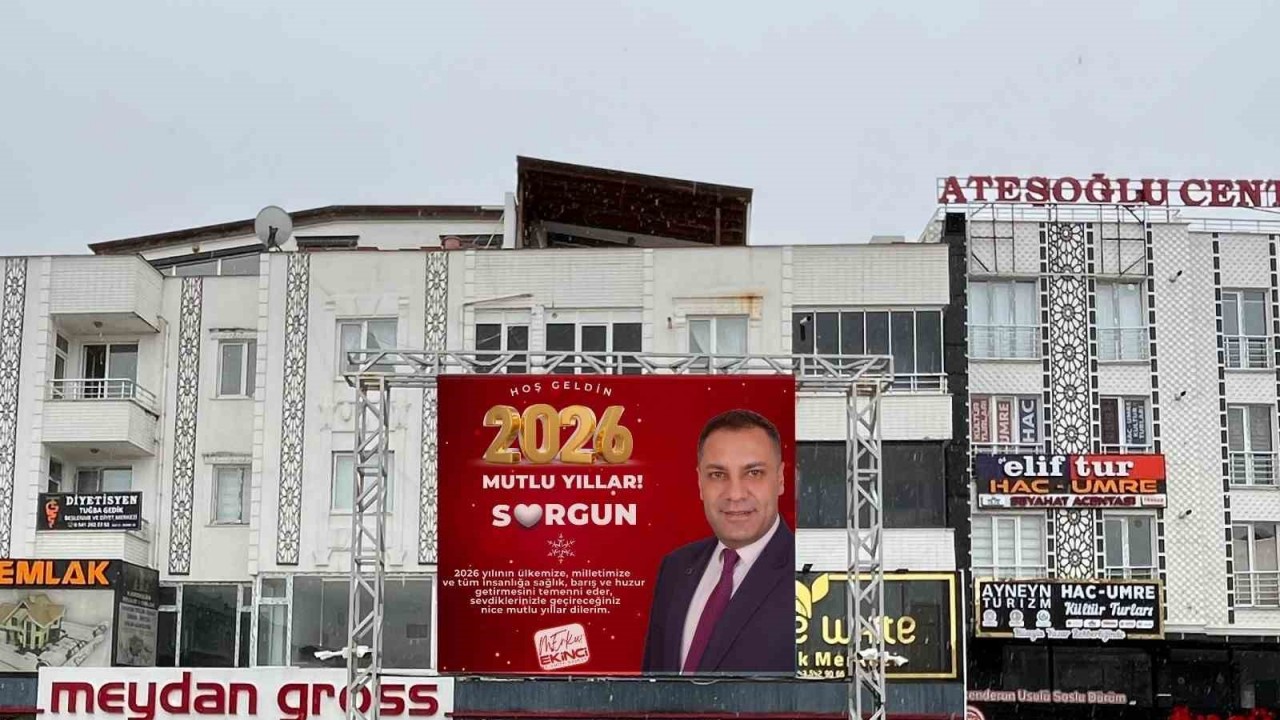 Sorgun Belediyesi 2026’ya ‘Merhaba’ diyor