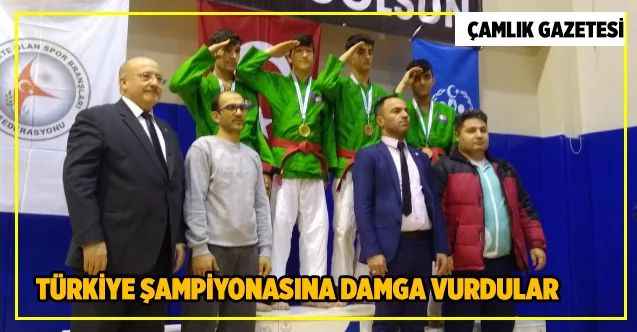 Türkiye şampiyonasına damga vurdular