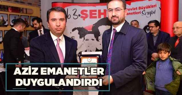 Aziz emanetler duygulandırdı