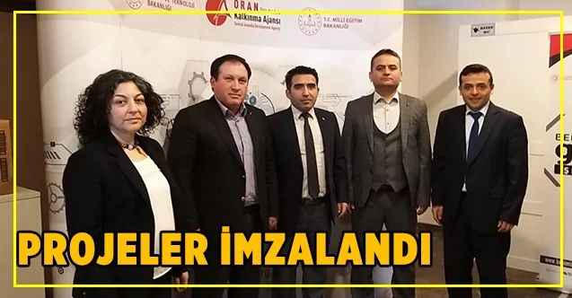 Projeler imzalandı