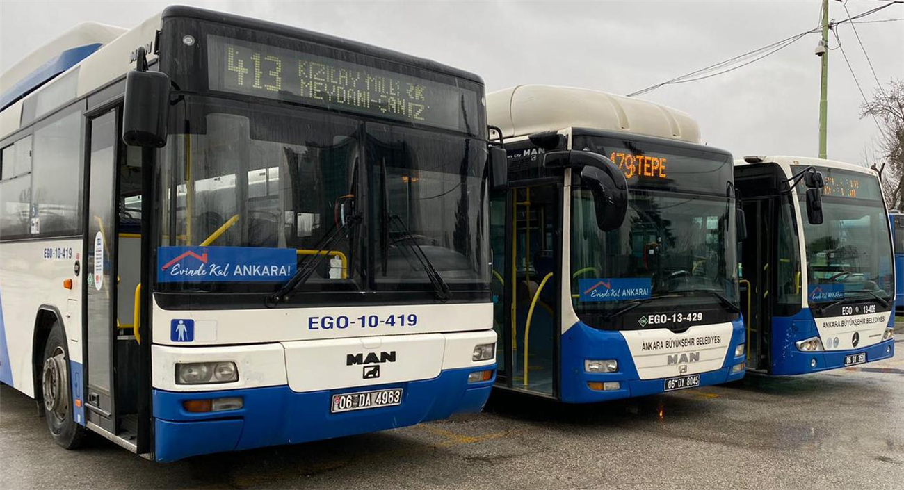 Başkentte toplu taşıma yoğunluğu devam ediyor!