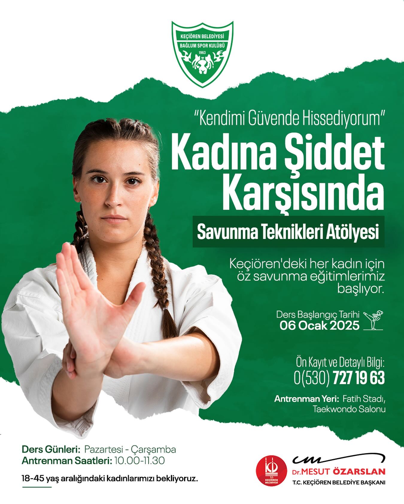 Keçiörenli Kadınların Özgüveni Artacak