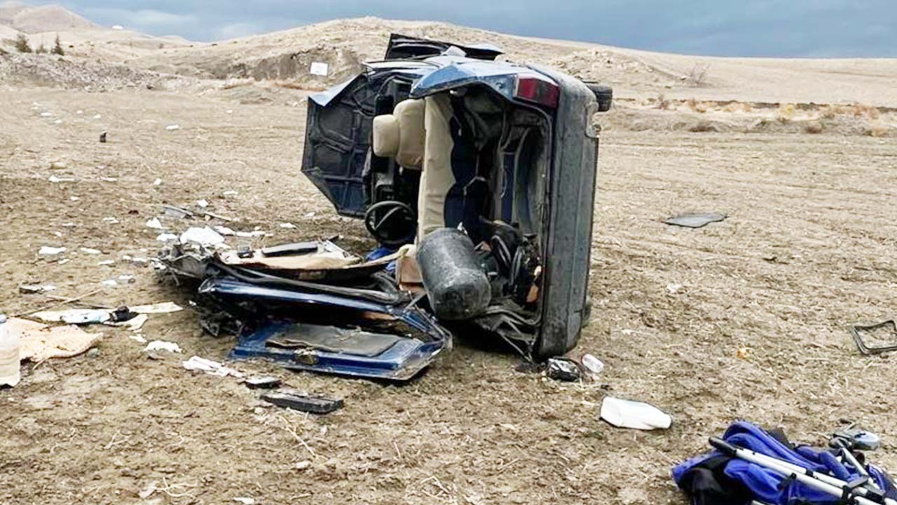 Yağışta Direksiyon Hakimiyetini Kaybetti! Takla Attı!
