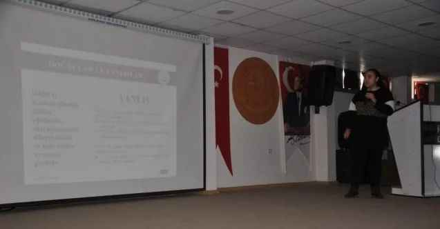 Gölbaşı ilçesinde kadına yönelik şiddet semineri