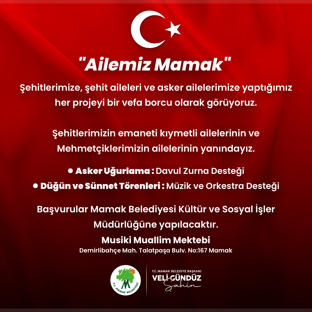 Mamak Belediyesi'nden örnek uygulama