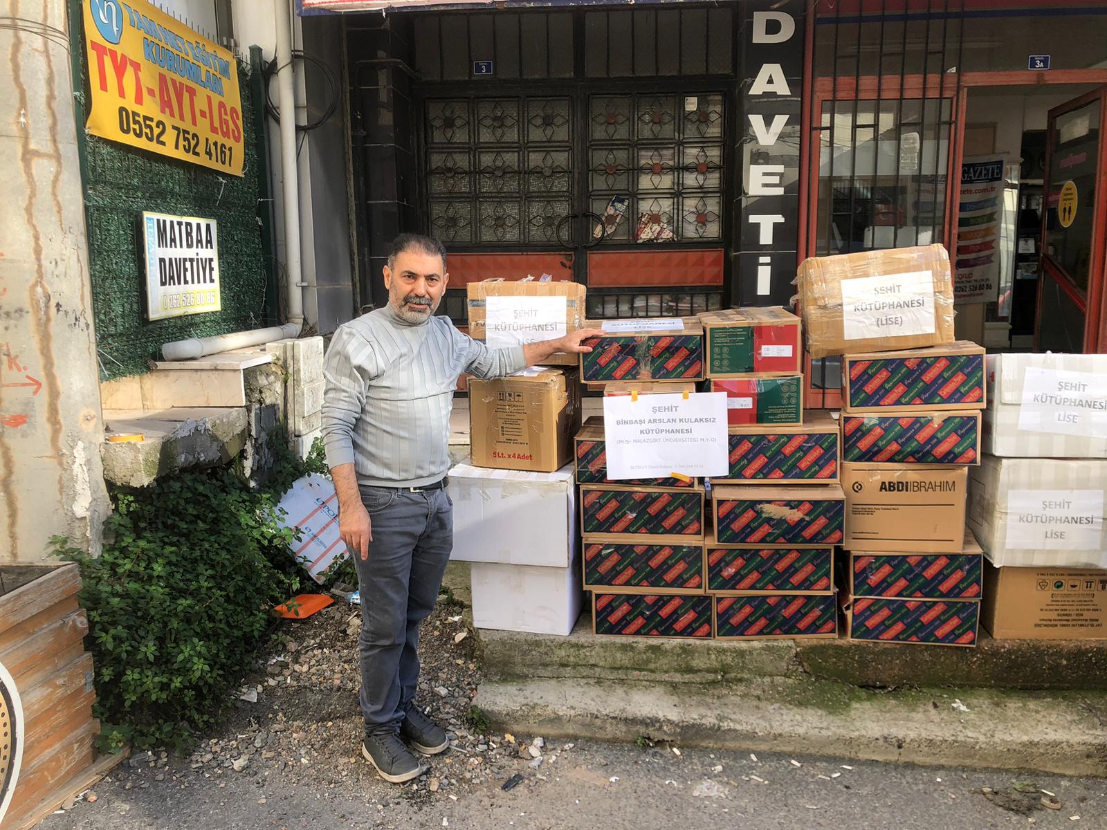 Yozgatlı Eranıl Şehit kütüphanesi Kurmaya Devam Eriyor