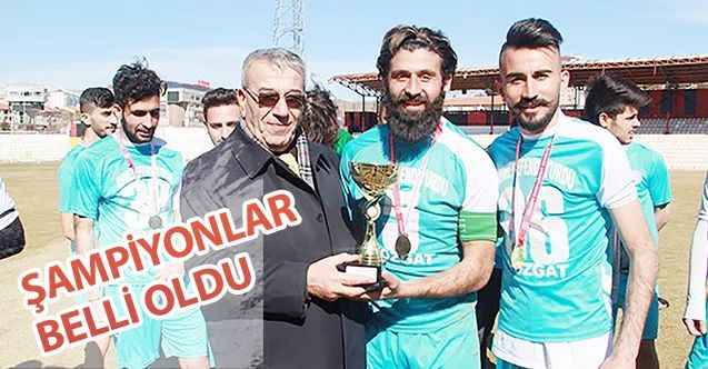 Şampiyonlar belli oldu