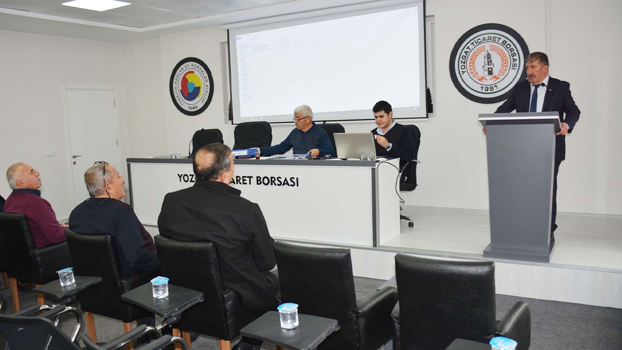 Yozgat Ticaret Borsası'nda 2025 Stratejileri Masaya Yatırıldı