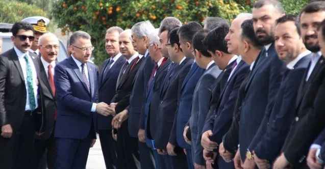 Cumhurbaşkanı Yardımcısı Fuat Oktay Mersin’de