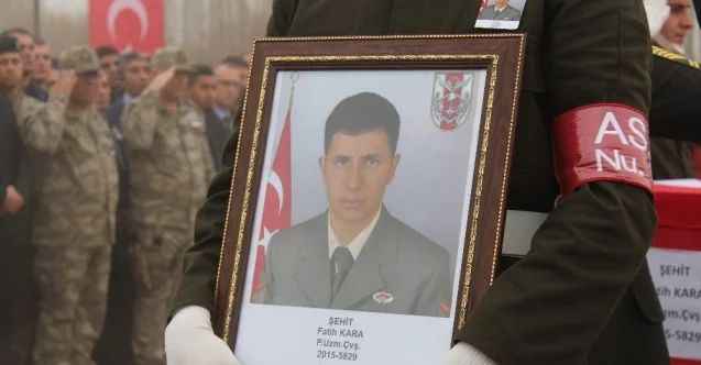 Şehit Uzman Çavuş Fatih Kara Iğdır’da son yolculuğuna uğurlandı