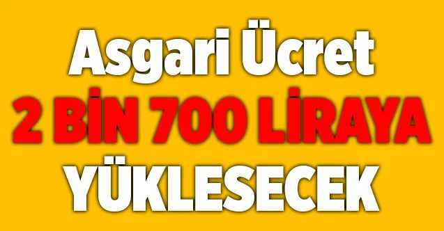 Asgari ücret 2 bin 700 liraya yükseliyor! Resmi adım atıldı... Düzenleme Yapılırsa Ortaya Çıkan Ramak Bütçelere Nefes Aldıracak