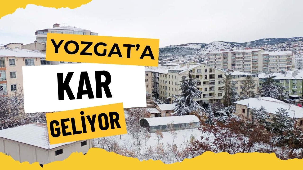 Yozgat'ta Kar ve Yağmur Bir Arada!