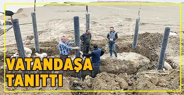 Vatandaşa tanıttı