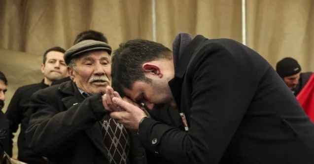 Bakan Kurum’u duygulandıran şehit babası