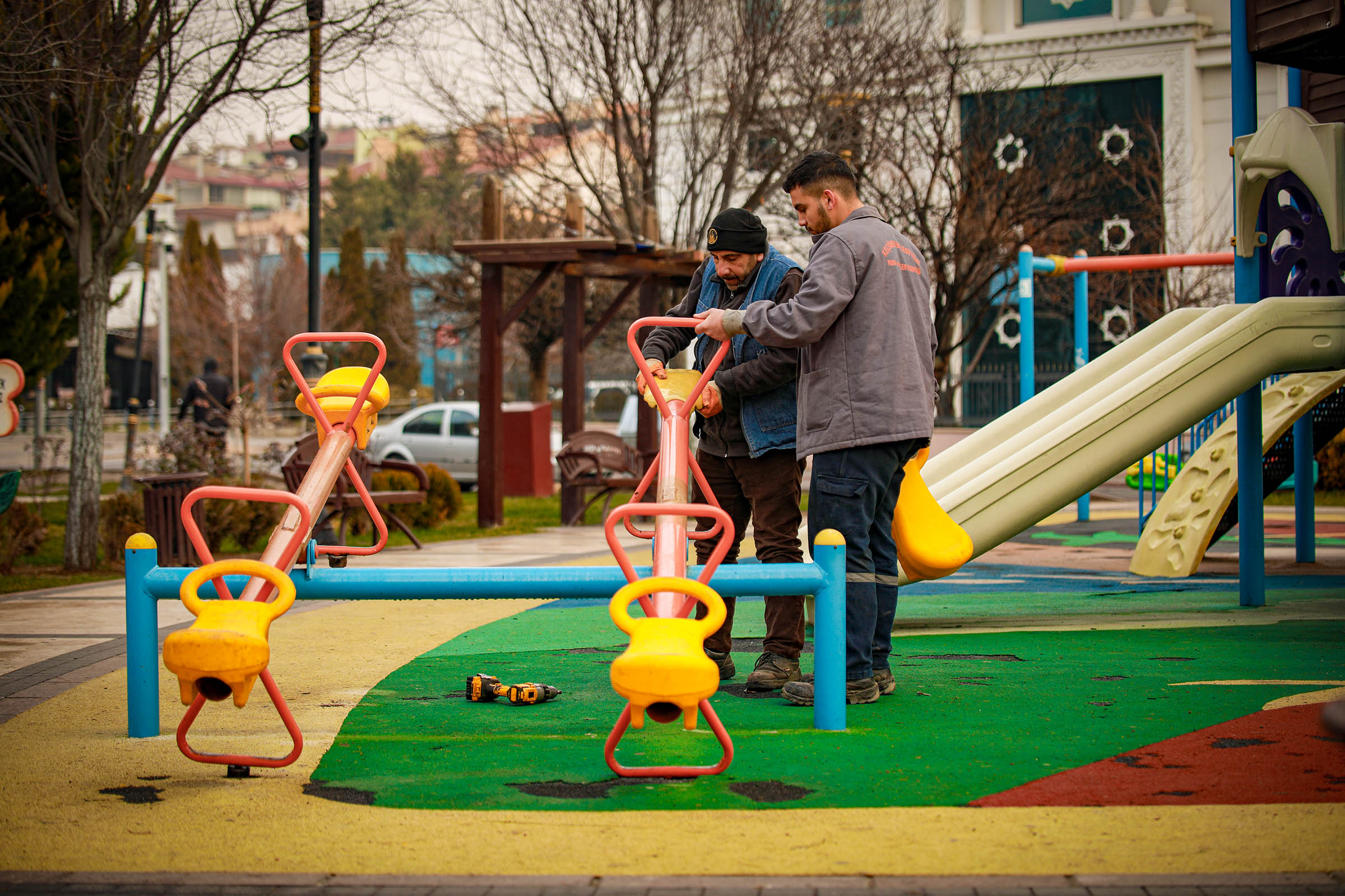 Keçiören Parklarına Kışlık Bakım