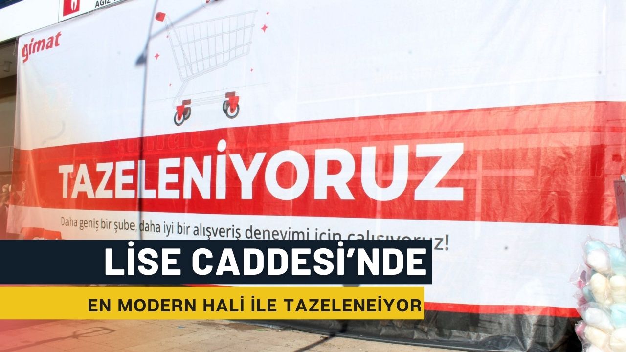 Yozgat’ın gıda merkezi Gimat Lise Caddesi’nde tazeleniyor!