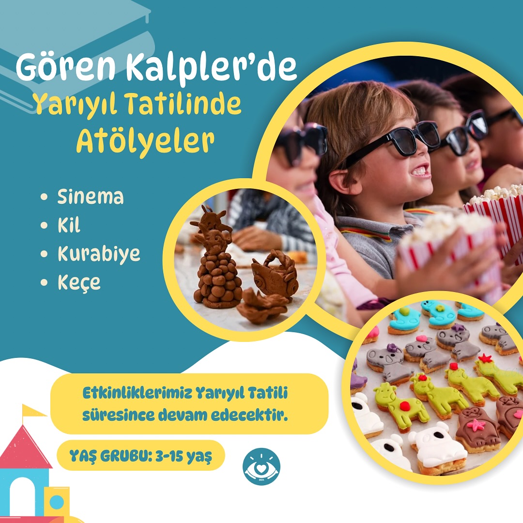 Gören Kalpler’den Görme Engelli Çocuklara Büyülü Sinema Etkinliği!
