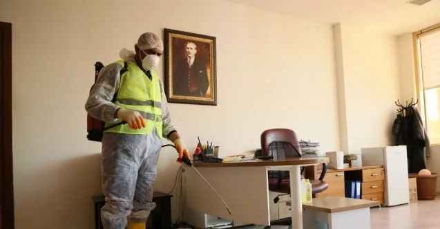 Aydın Büyükşehir Belediyesi dezenfekte edildi