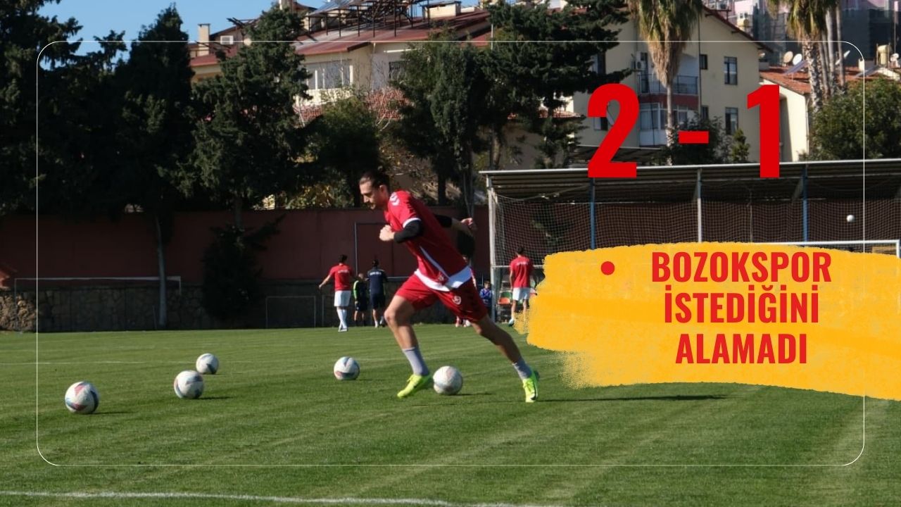 Yozgat Bozokspor Yenilgiden Kurtulamadı!