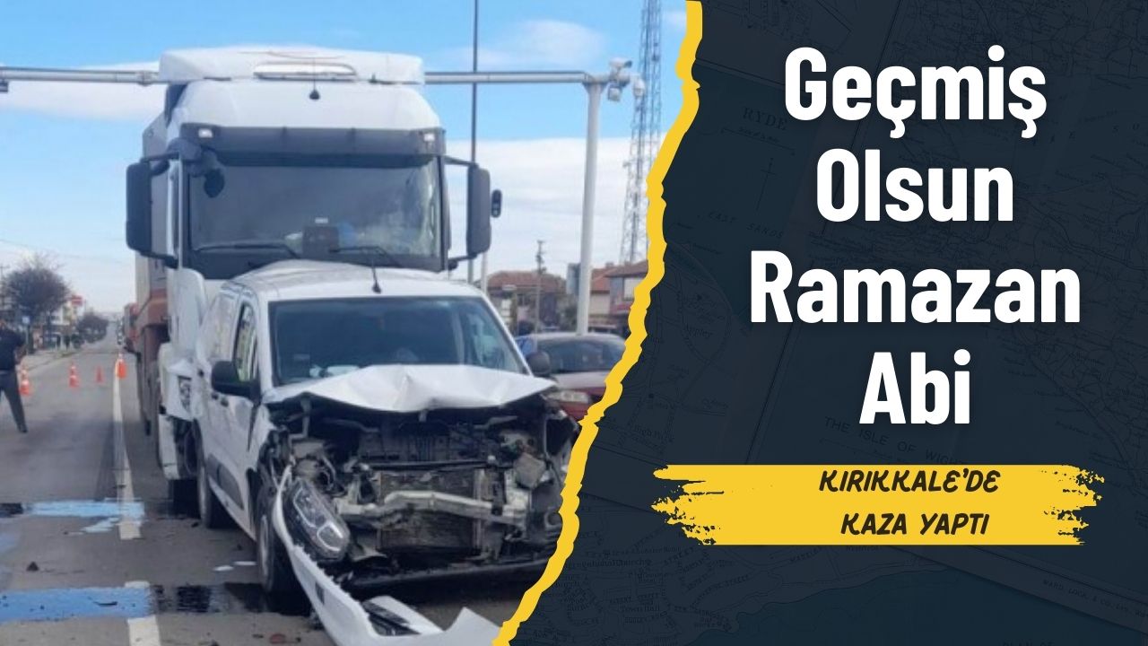 Kırıkkale'deki kazada yaralandı!