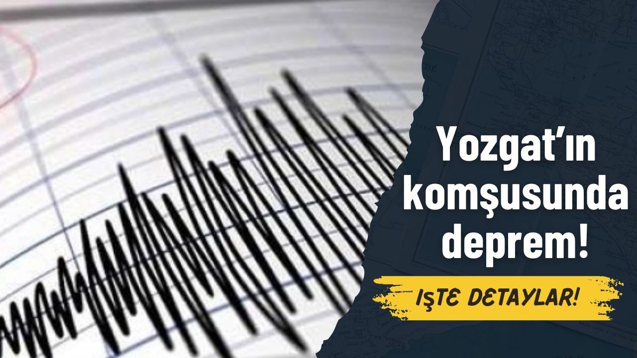 Yozgat’ın Yanında 3.9 Şiddetinde Deprem!