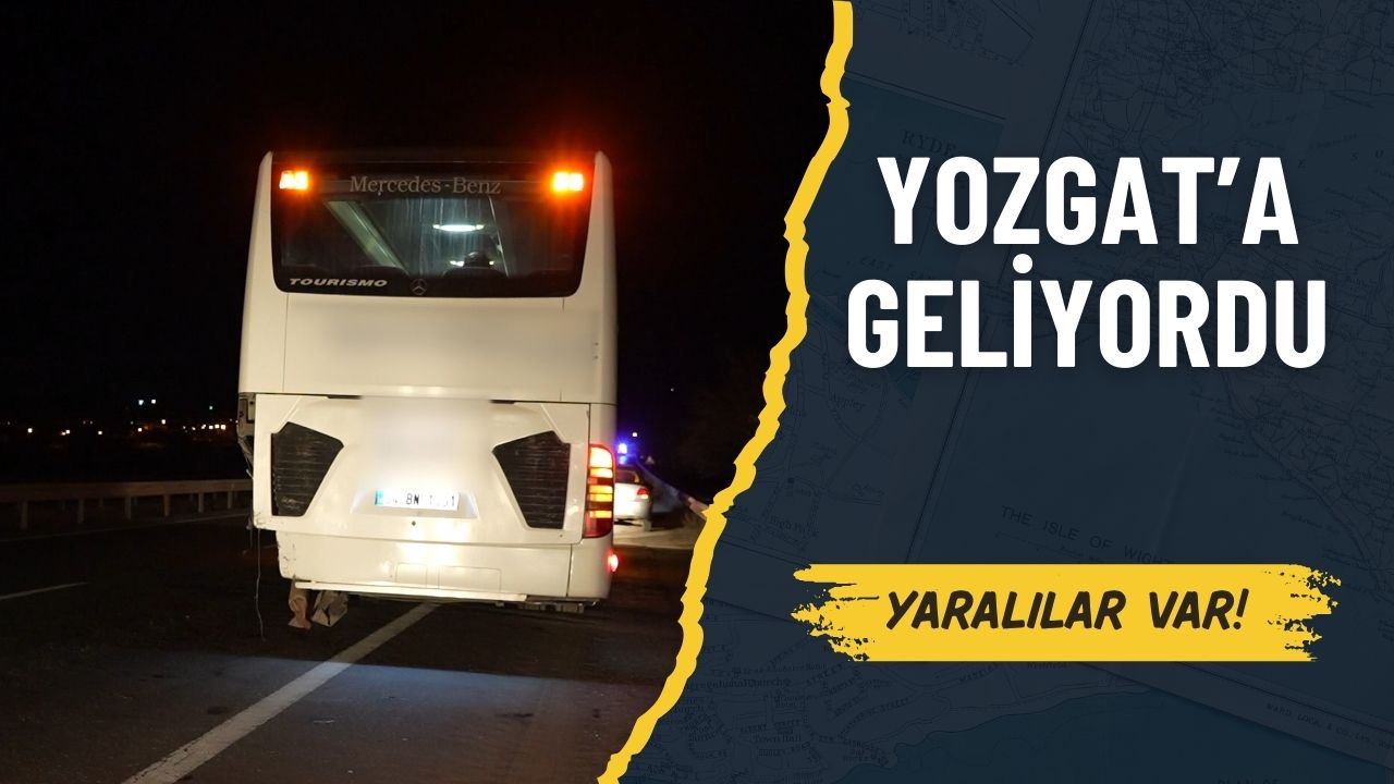 Kırıkkale’de Otomobil Otobüsle Çarpıştı: 1 Yaralı