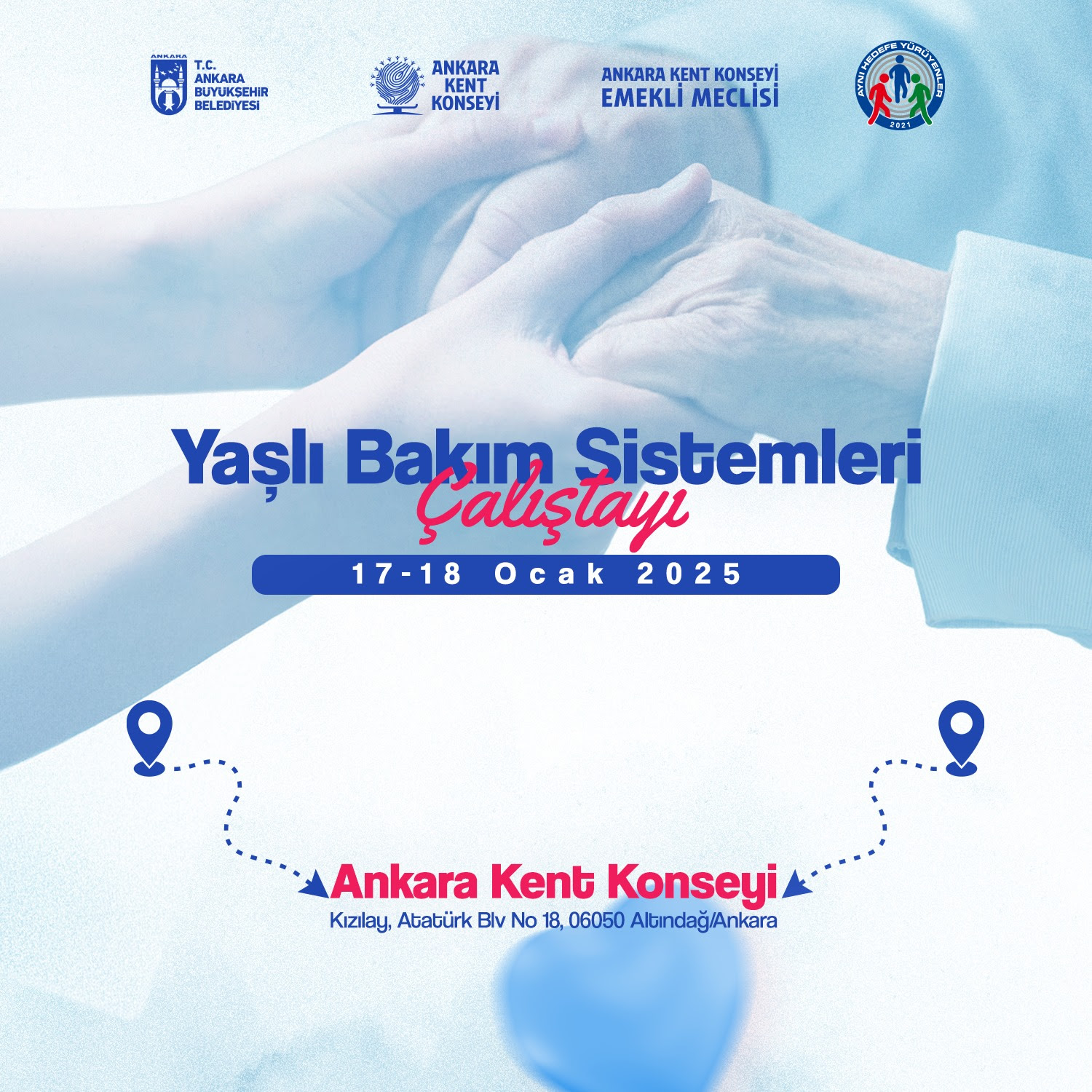 Ankara Kent Konseyi Yaşlı Bakım Sistemleri Çalıştayı Düzenliyor