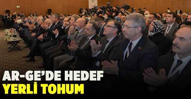 Ar-Ge'de hedef yerli tohum
