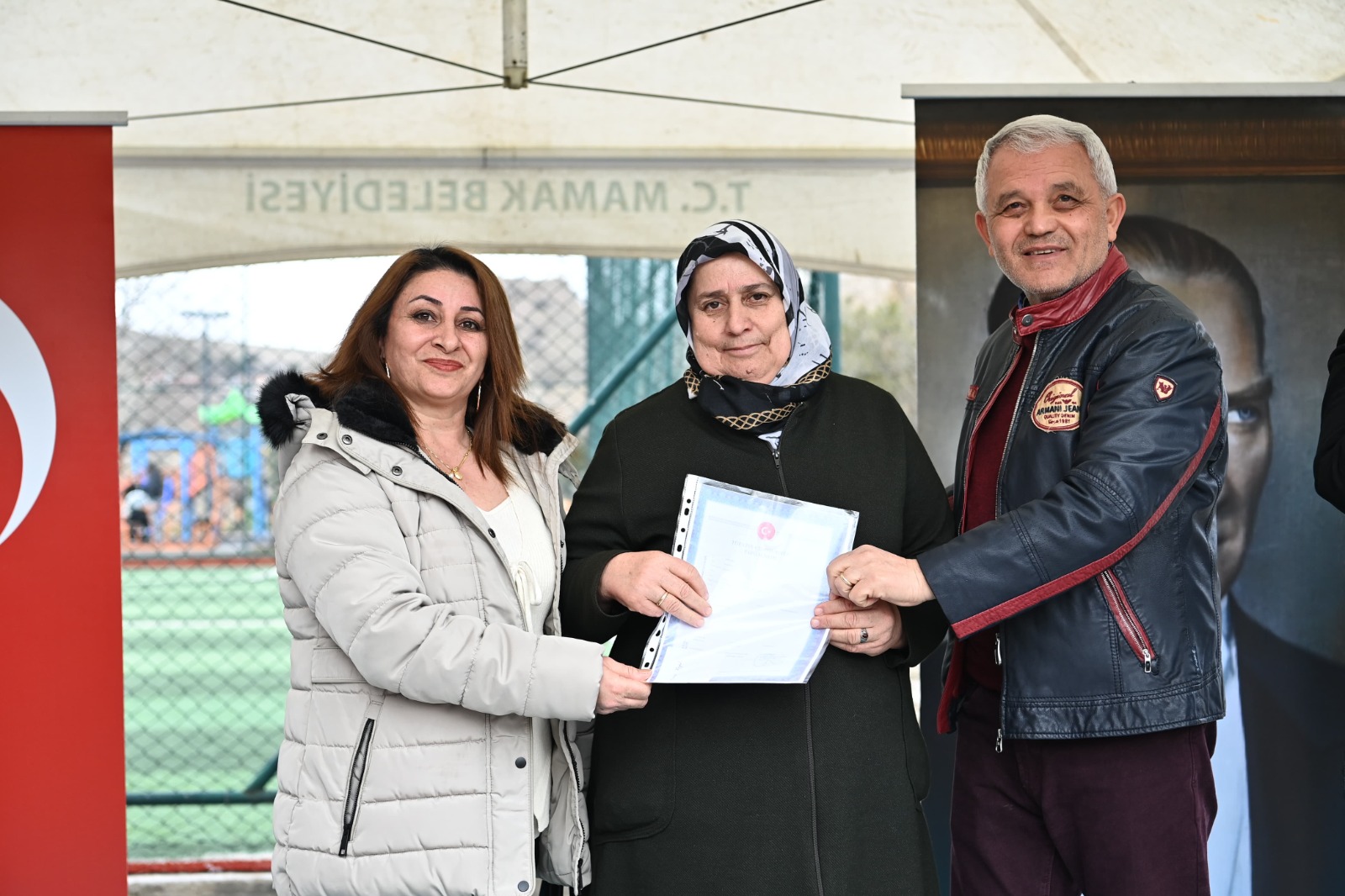 Mamak Kızılcaköy Sanayi Sitesi'nde Tapu Sevinci