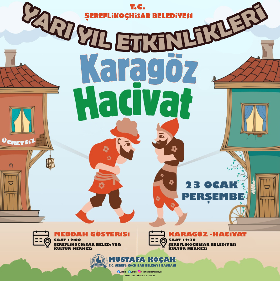 Şereflikoçhisar Belediyesi'nden Yarıyıl Tatiline Özel Etkinlik
