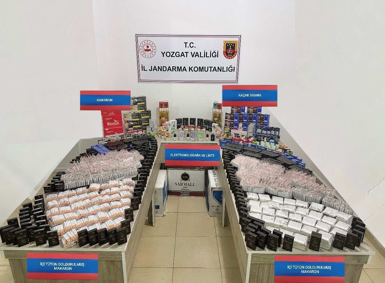 Yozgat’ta Kaçak Tütün Operasyonu