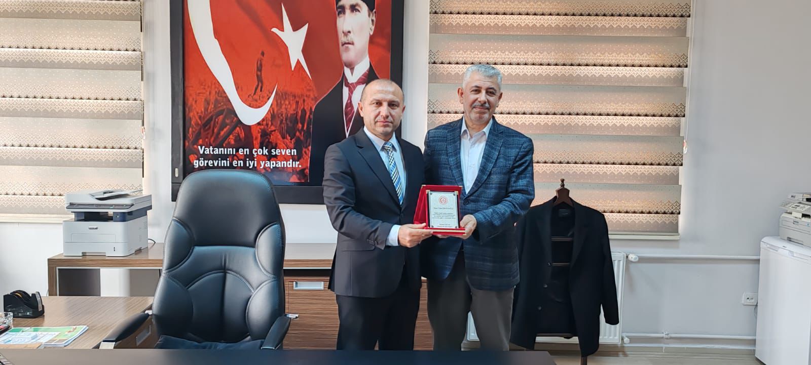 Yerköy İlçe Milli Eğitim Müdürlüğü’nden Cahit Ergenoğlu’na Veda