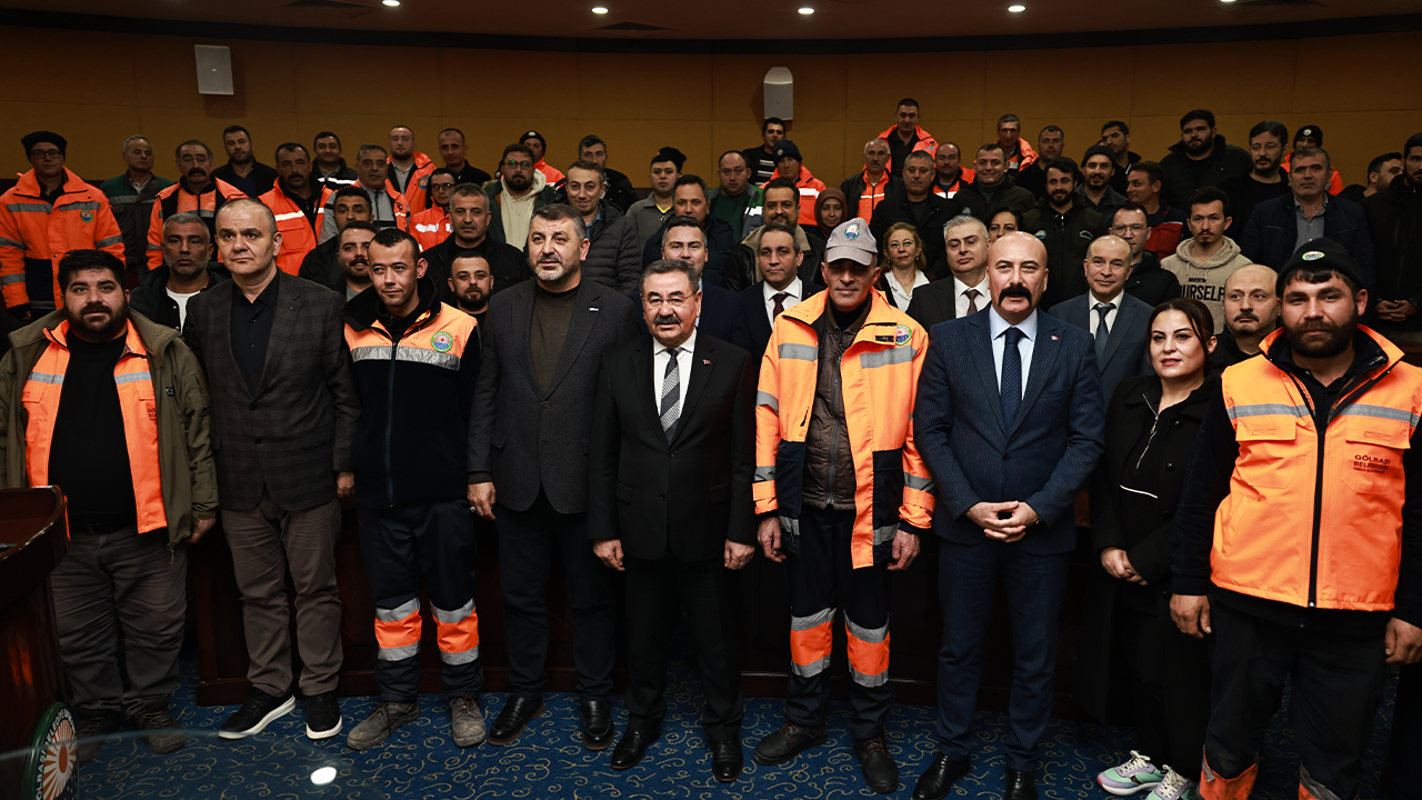 Gölbaşı Belediyesi İşçinin Yüzünü Güldürdü