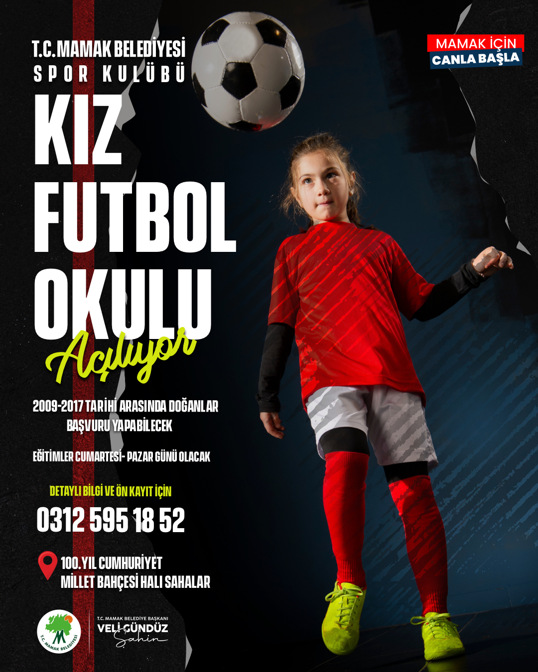 Mamaklı kızlar futbolda boy gösterecek