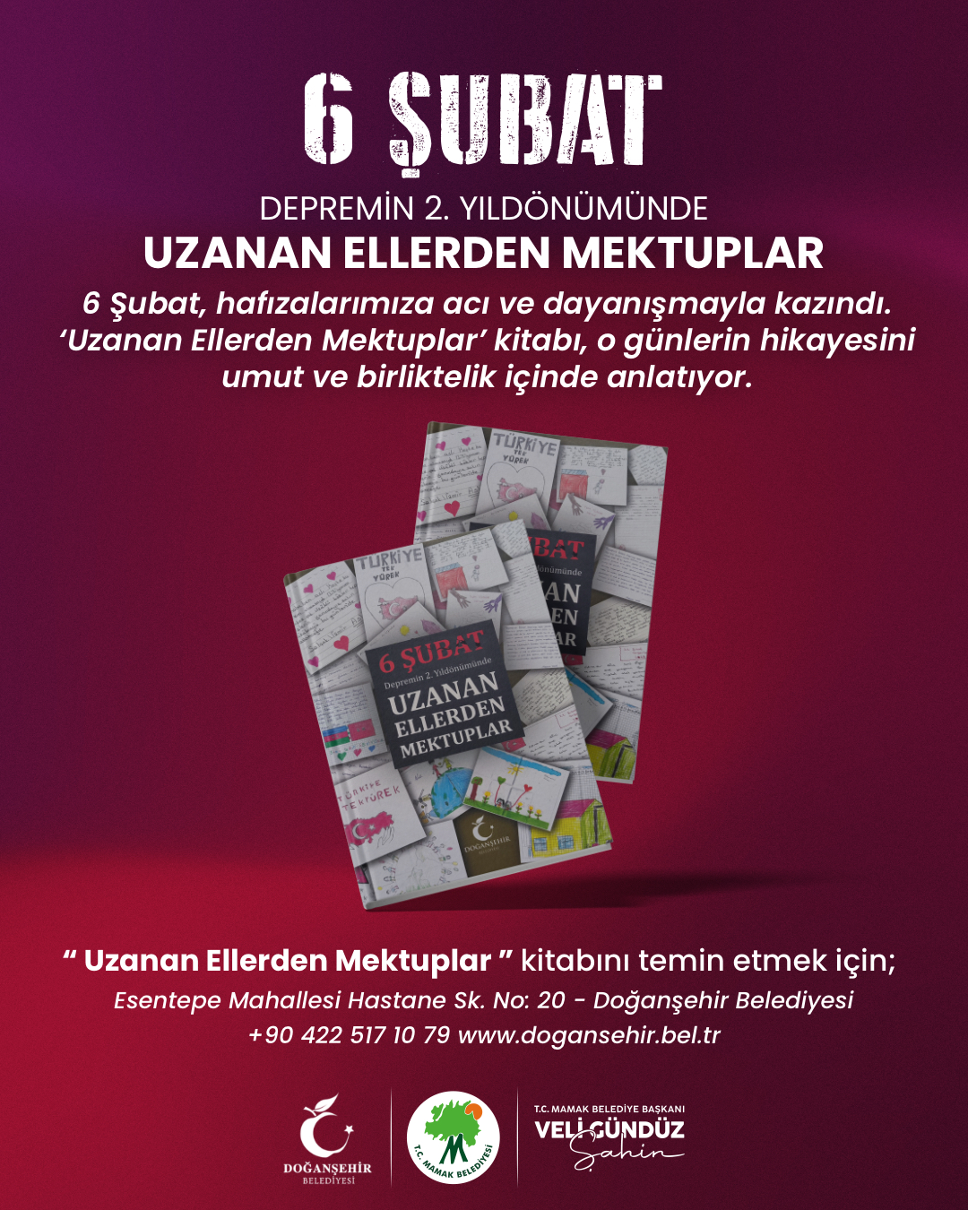 Mamak Belediyesi'nden Deprem Anısına Anlamlı Kitap