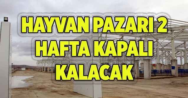 Boğazlıyan Belediye Başkanı Gökhan Coşar: Hayvan pazarı 2 hafta kapalı kalacak
