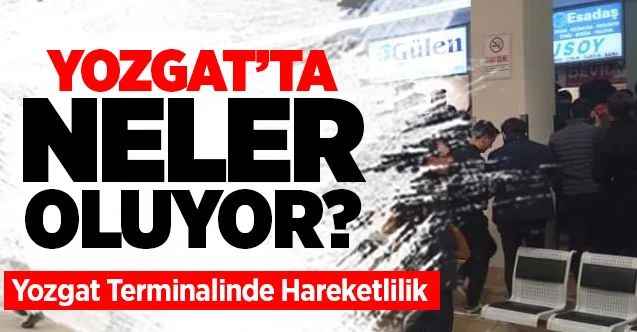 Yozgat Terminalinde Yoğunluk