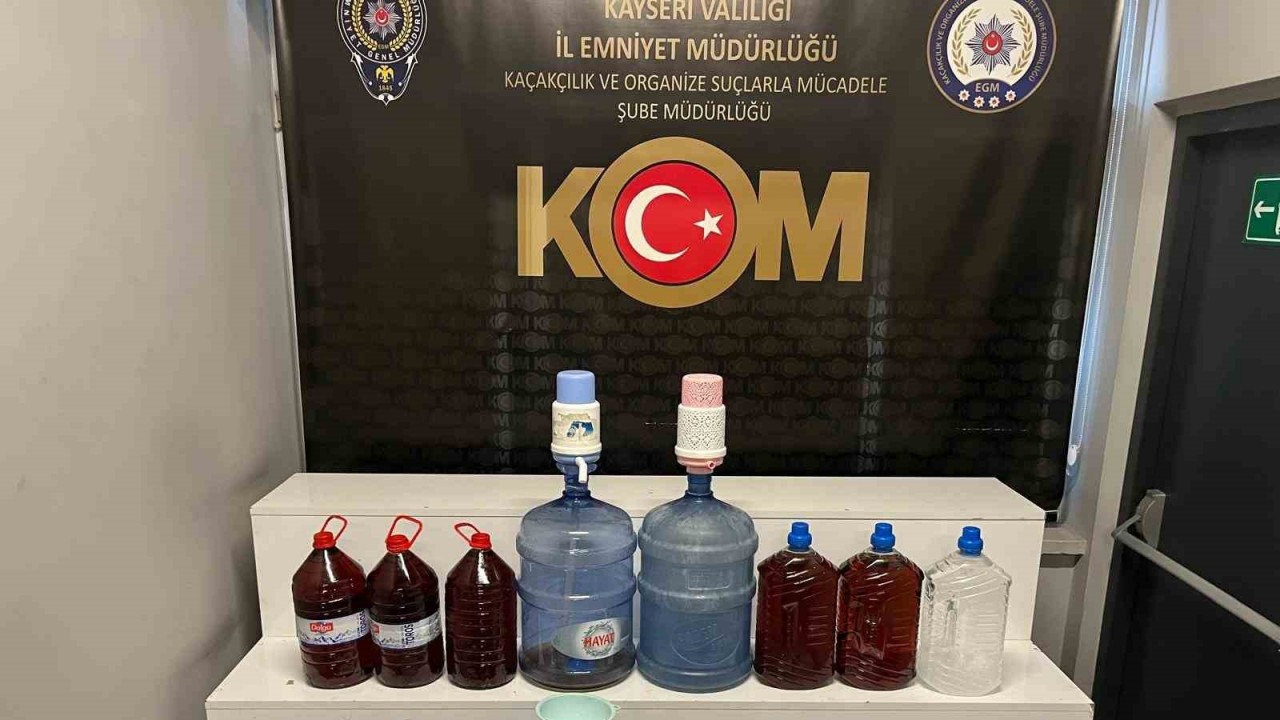 Yozgat'ın yanı başında sahte alkol operasyonu: aman dikkat!
