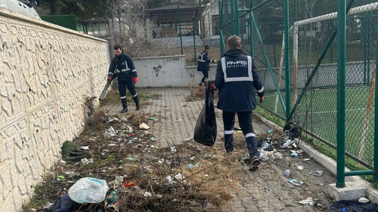 Ayaş Belediyesi'nden Temizlik Seferberliği