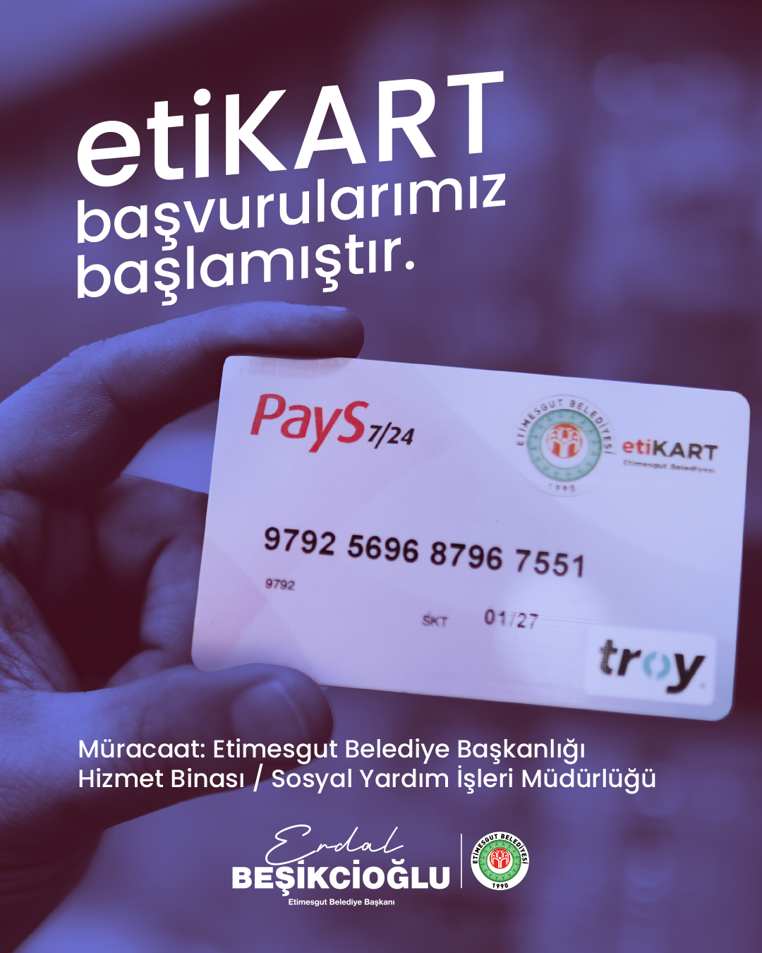 Etimesgut Belediyesi İhtiyaç Sahiplerinin Yanında