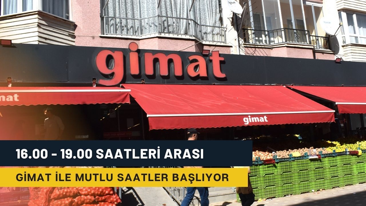 Yozgat GİMAT'ta Mutlu Saatler Başlıyor