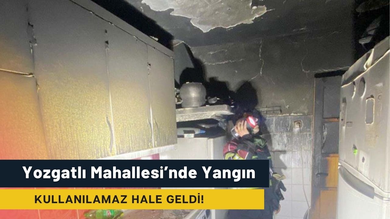 Osman Yozgatlı Mahallesi’nde Ev Alevlere Teslim Oldu!