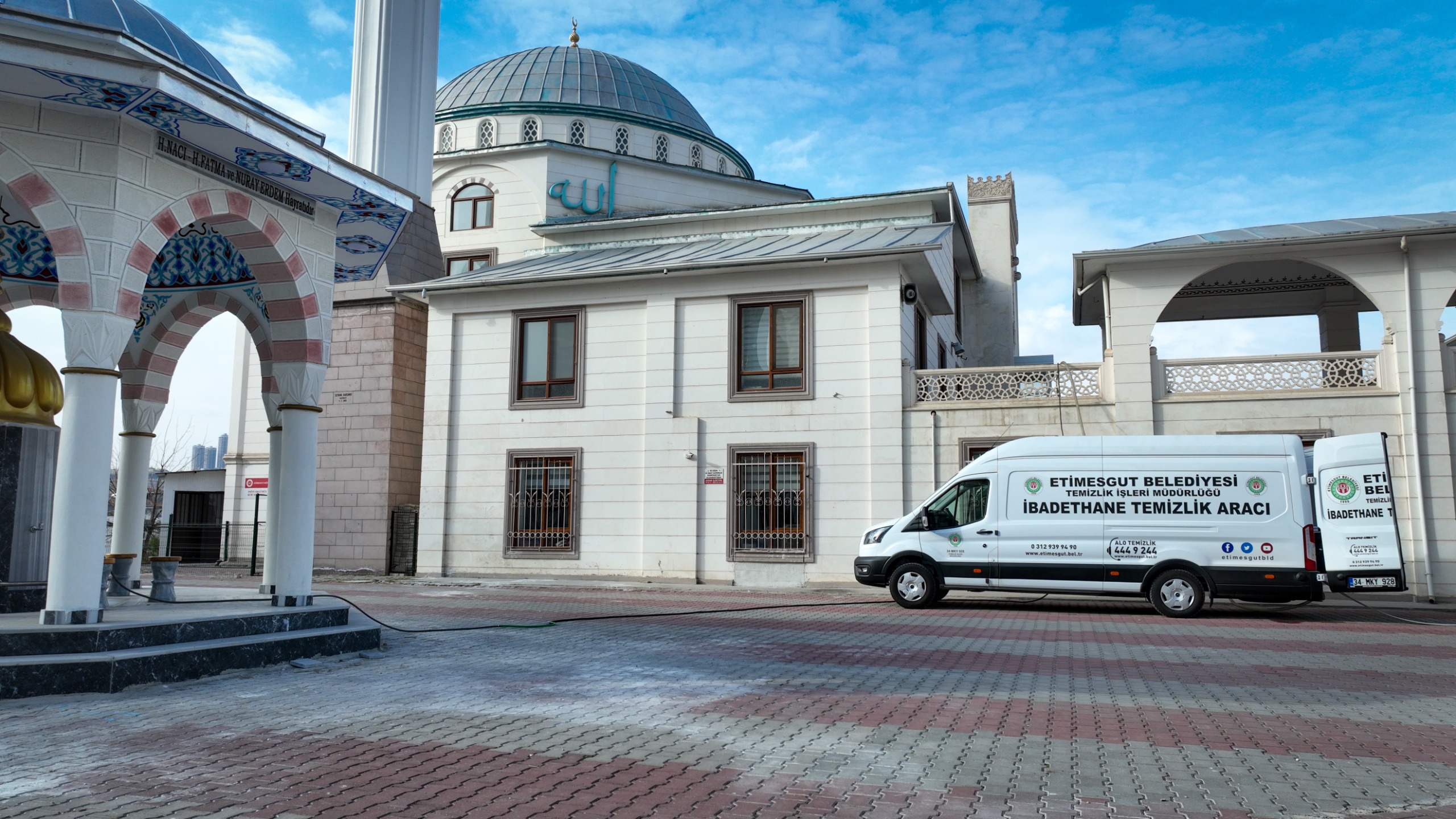 Etimesgut Belediyesi'nden Cami Temizliği