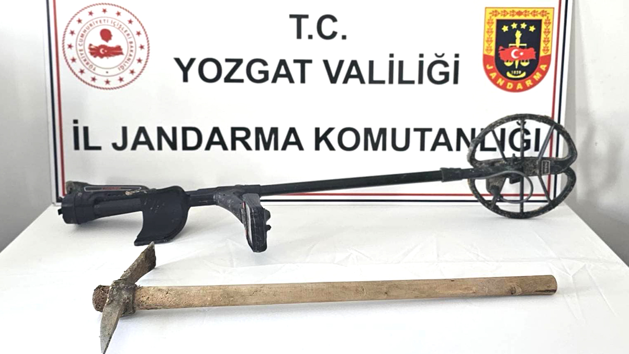 Yozgat'ın Çekerek İlçesinde Kaçak Kazı Yaparken Yakalandı