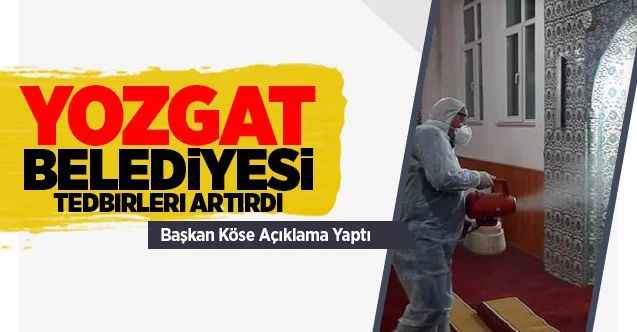 Yozgat Belediyesi Korona Tedbirlerini Artırdı