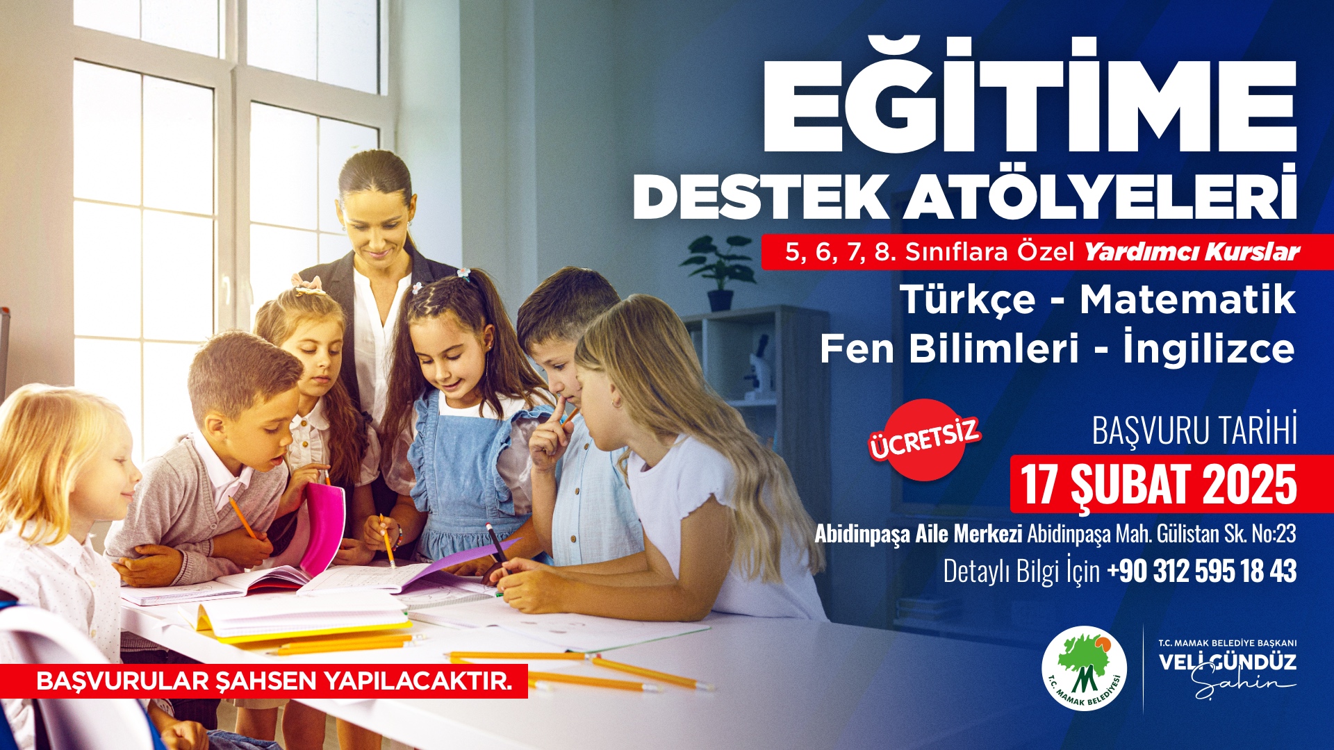 Mamak Belediyesi Eğitime Desteğini Sürdürüyor