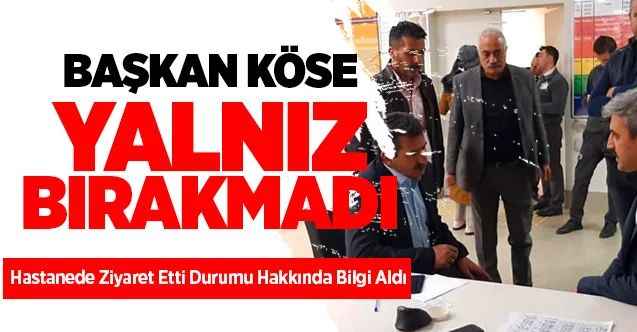 Başkan Köse Kars Digor, Dağpınar Belediye Başkanı Ömer Aygün'ü Hastanede Ziyaret Etti