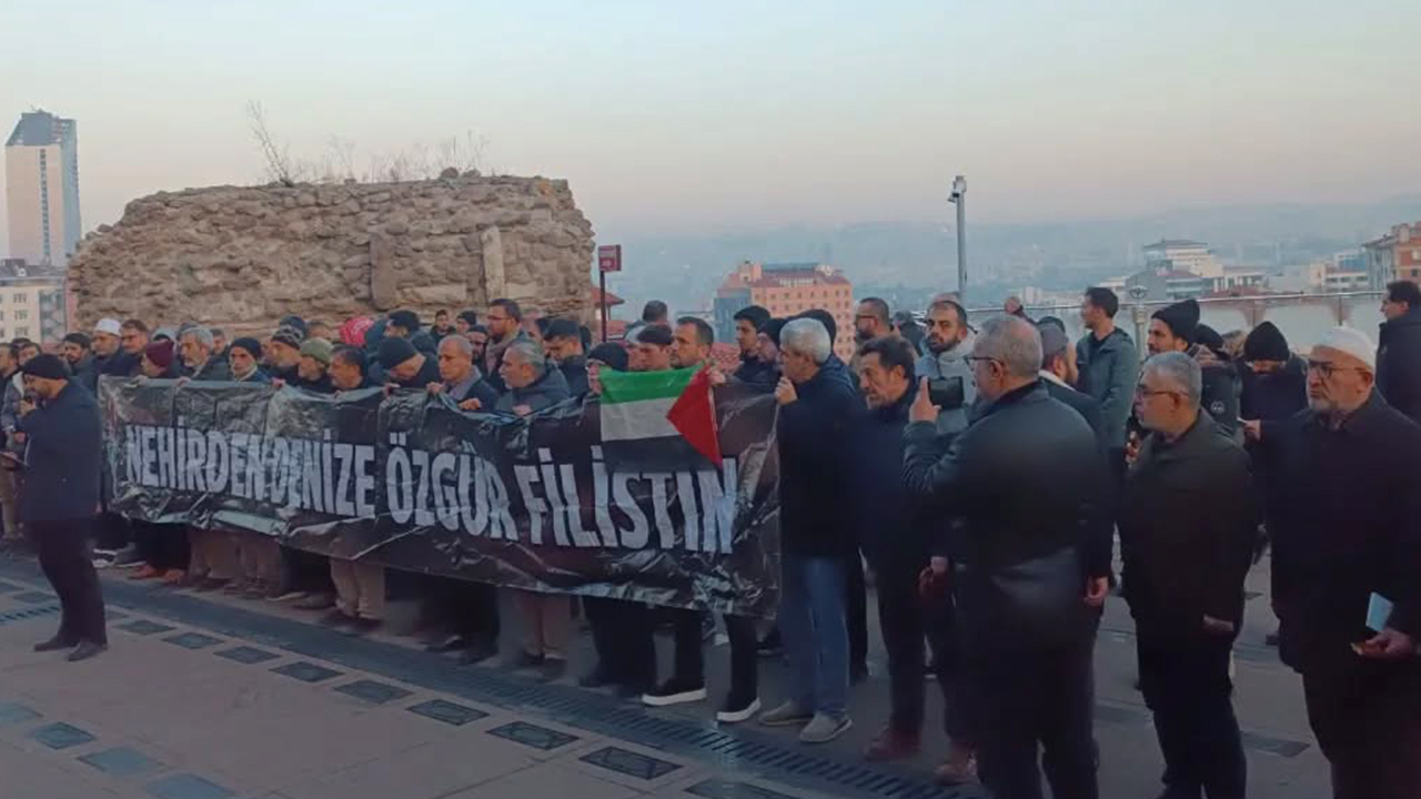Hacı Bayram Veli’de Filistin İçin Buluştular